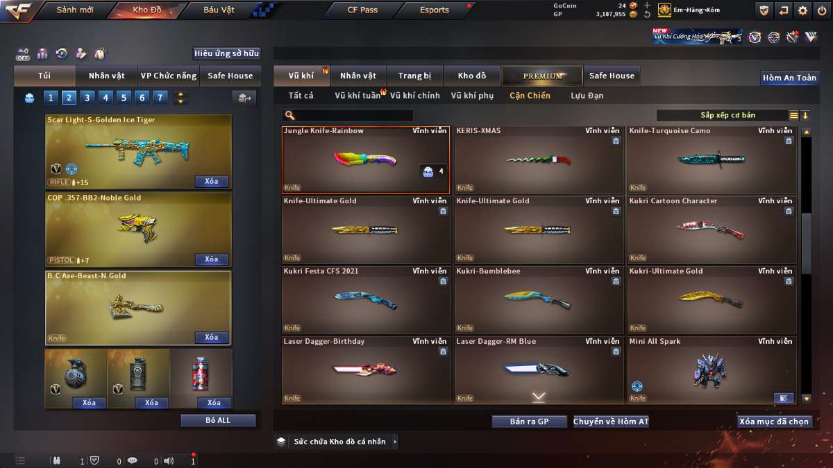 shop acc cf uy tin gia re